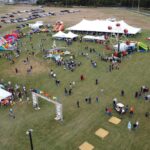 Company Picnic Drone View Magic Special Events Richmond Virginia