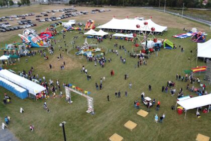 Company Picnic Drone View Magic Special Events Richmond Virginia